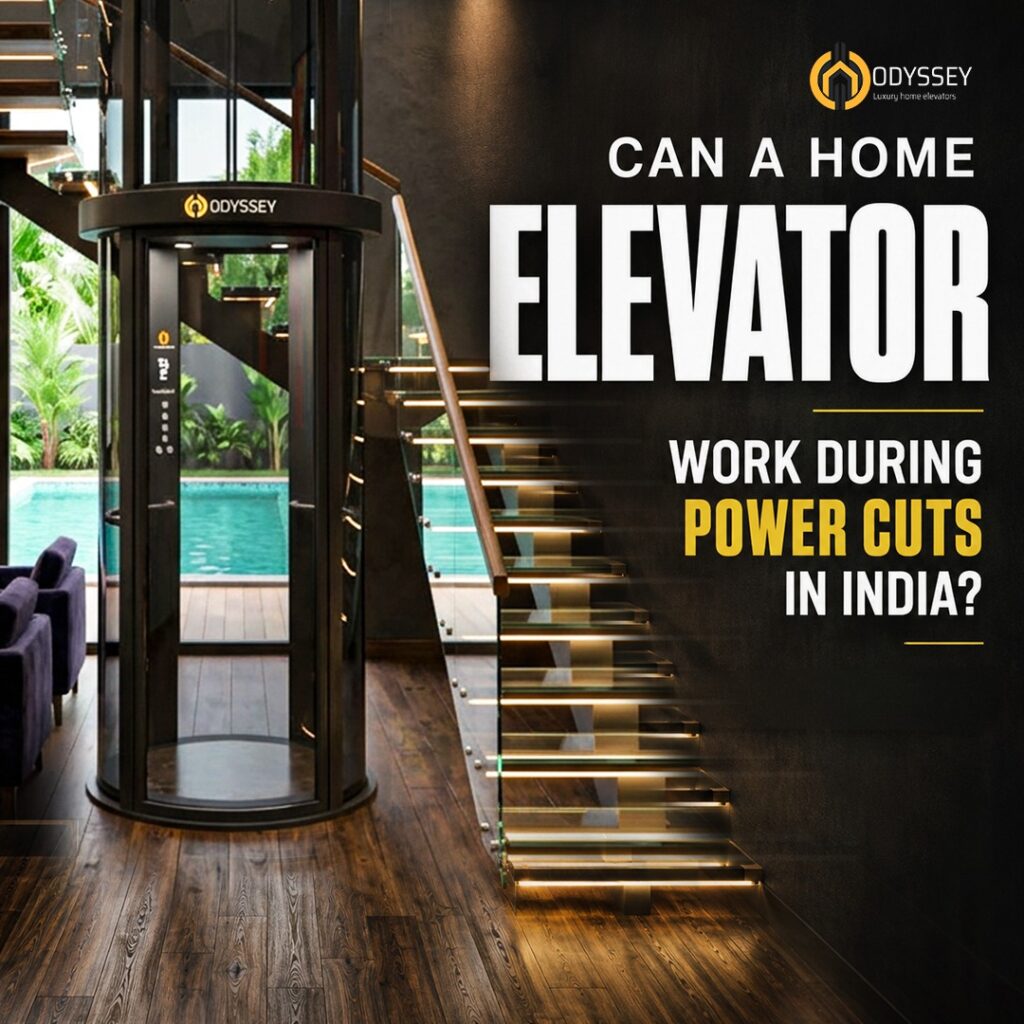 home elevator power backup India