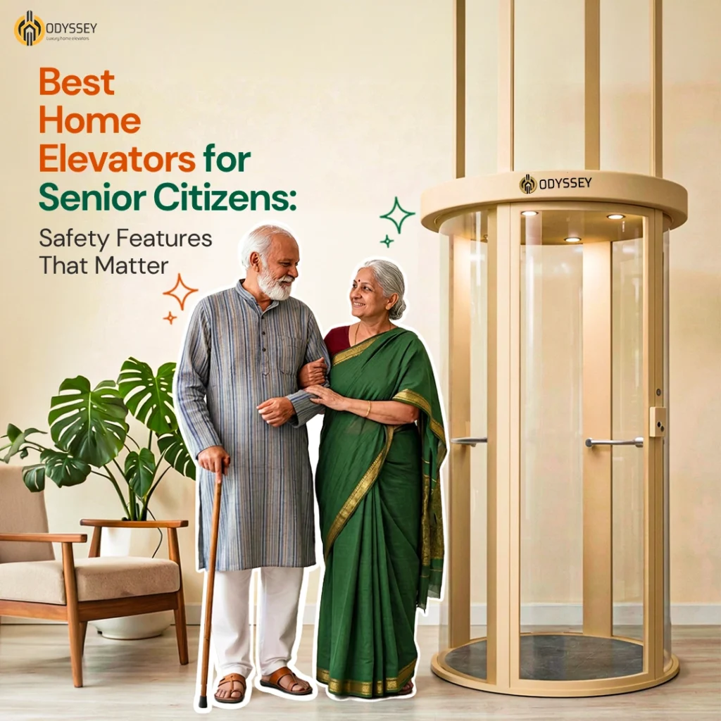 Home elevator for elderly family members