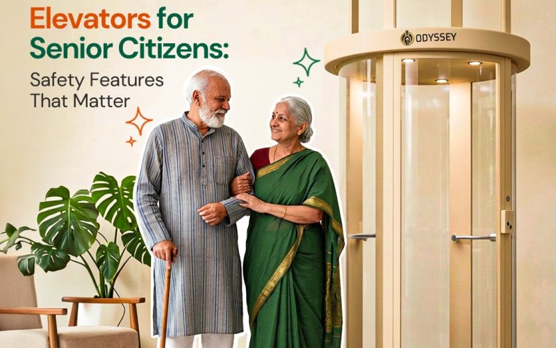 Home elevator for elderly family members