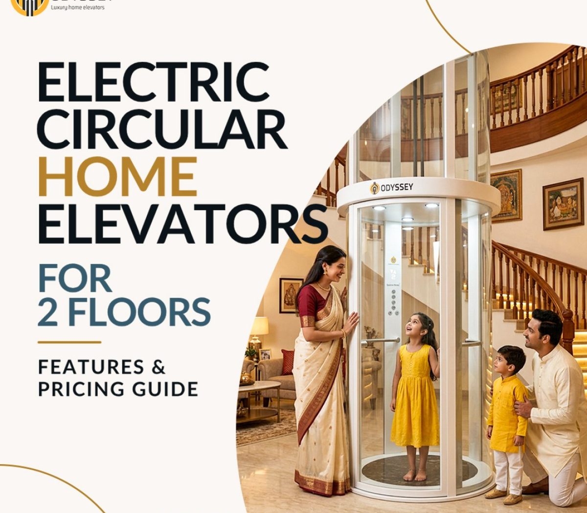 2 floor home elevator India